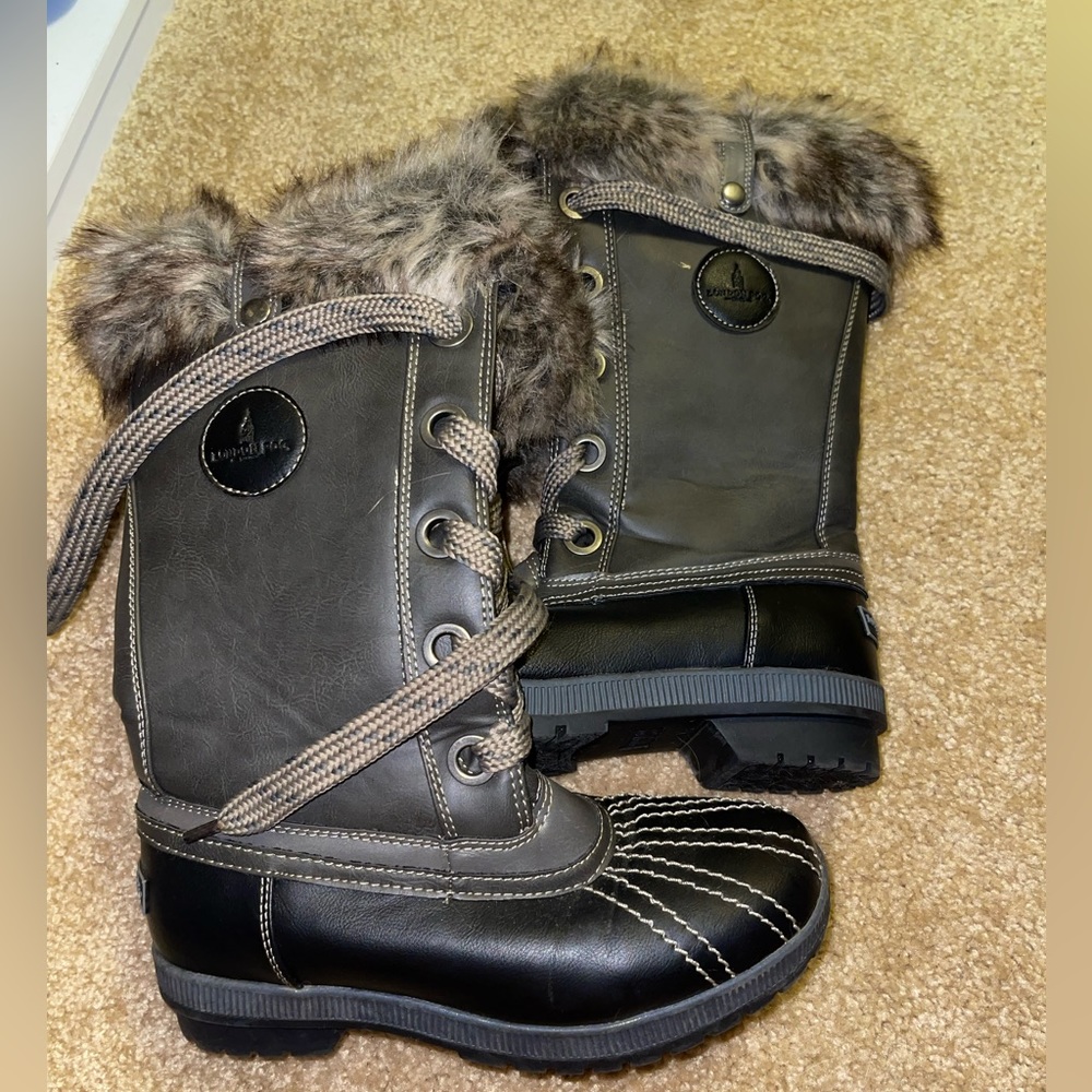 London fog melton boots size 8 women